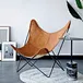 Luxury PU Leather Butterfly Chair | Foldable Moon Chair for Home & Outdoor Use